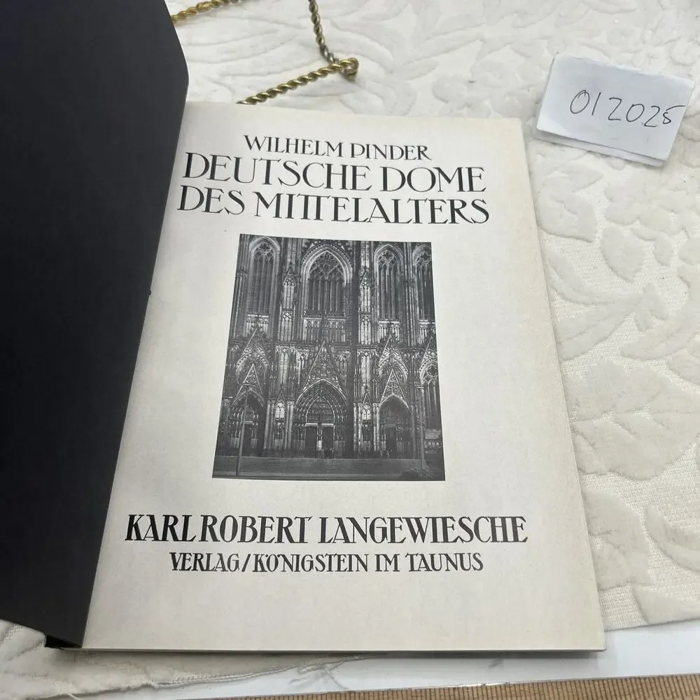 Deutscher Dome Die Blauen Bucher Wilhelm Pinder German Cathedrals Karl Robert